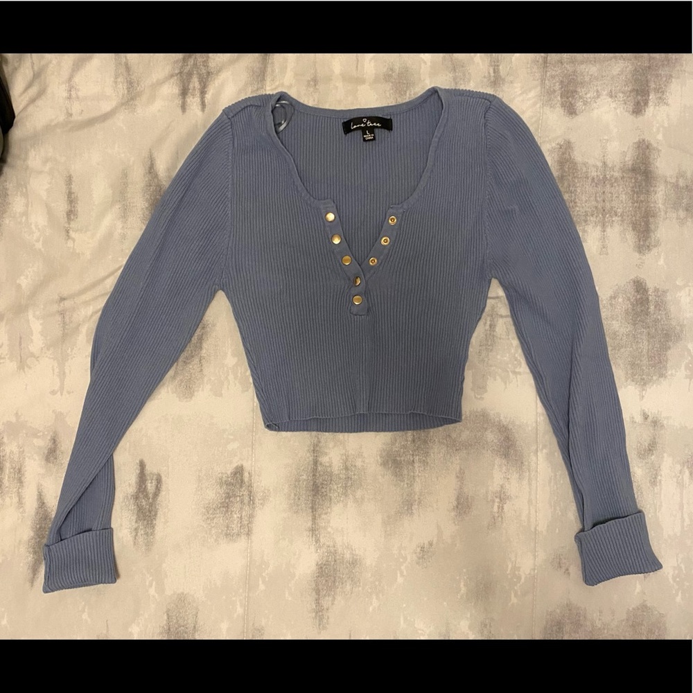 Long Sleeve Crop Top